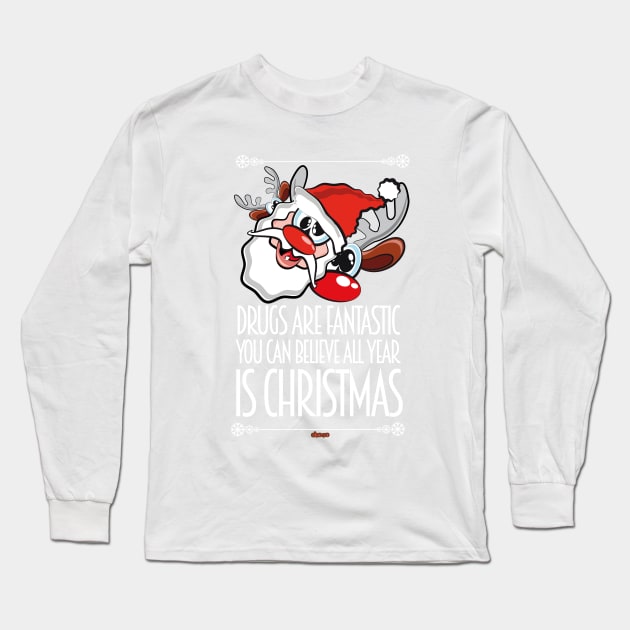 Santa Claus Long Sleeve T-Shirt by eltronco